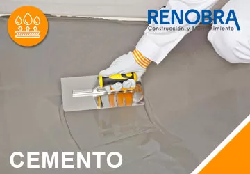 aplicación manual de cemento impermeabilizante en Cancún